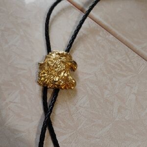 Gold Eagle Bolo Tie